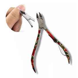 Kique Alicate Diseño De Flores Para Manicure 1pz Acero Inox