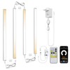 4pcs 30 cm Bar LED Cabinet Light Installation Kit with