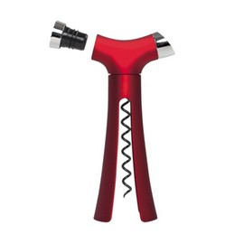 Quirky PVSR2-XREU Verseur Corkscrew with Pourer and Stopper, Red