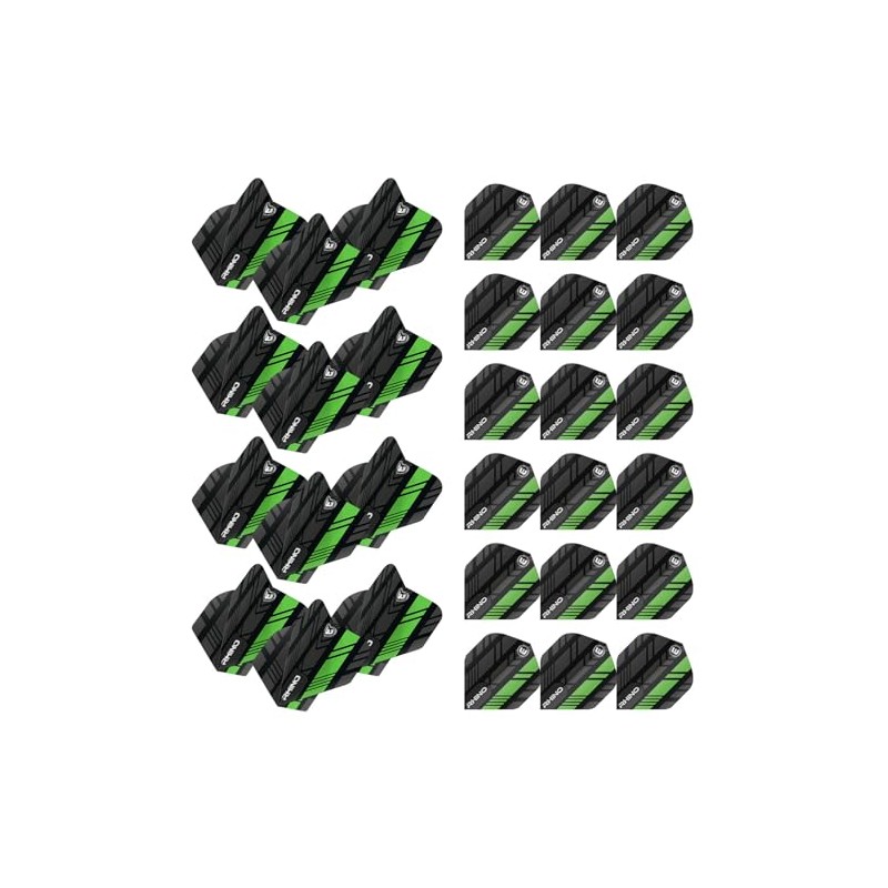 WINMAU Rhino Stripe Design Dart Flights - 10 sets per