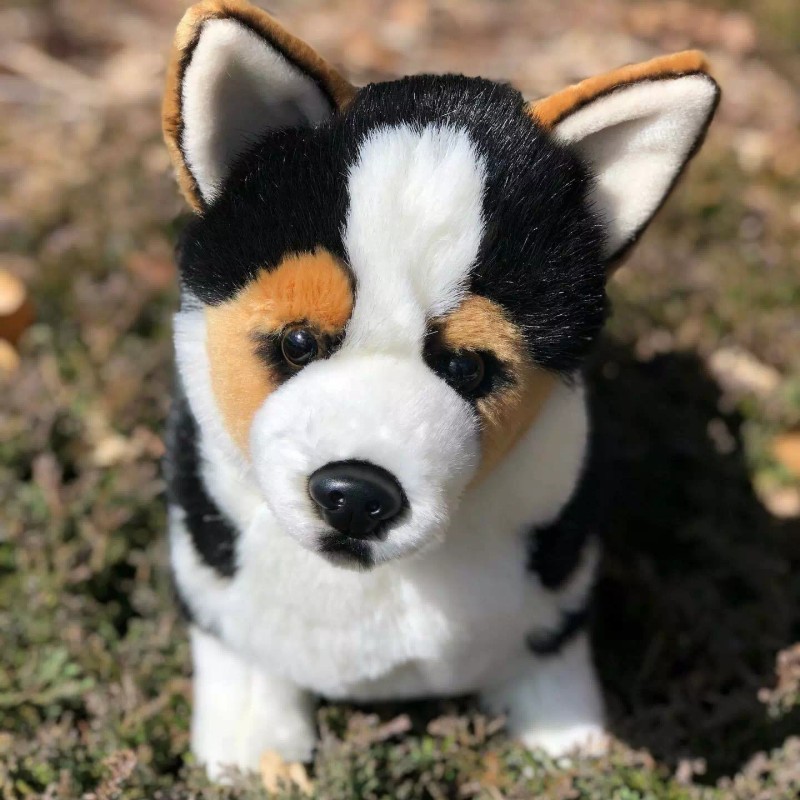 Auswella Plush 17 Inch Carlton Corgi Plush Stuffed Animal-Corgi Plush