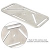 Diving Stainless Steel Weight Belt Keeper Buckle Adjustable Weight Webbing
