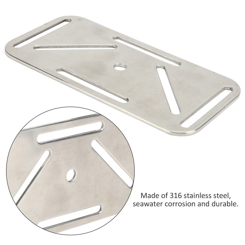 Diving Stainless Steel Weight Belt Keeper Buckle Adjustable Weight Webbing