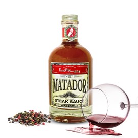 The Flavors Of Ernest Hemingway The Matador Steak Sauce | Small Batch All Natural Ingredients | Gluten Free, No MSG, No HFCS 12.7 Ounces (Pack of 1)