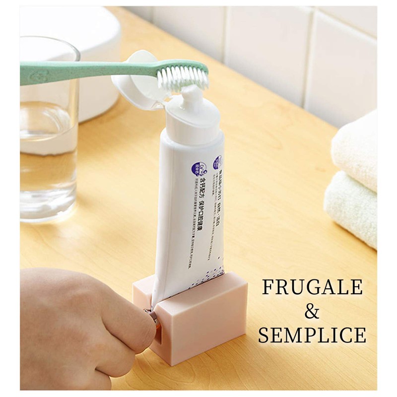 Andiker Pack of 2 Rolling Tube Toothpaste Squeezer, Toothpaste Dispenser