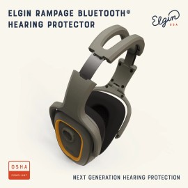 Elgin Bluetooth Hearing Protection Headphones Noise Canceling OSHA Compliant for Work
