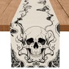 Halloween Table Runner Gothic Skull Table Runners Seasonal Kitchen Dining