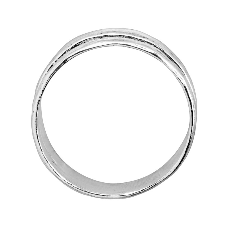 Silpada 'Double Spaced' Two Bar Ring in Sterling Silver, Size