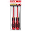 VESSEL 9602PS Megadora Insulated Screwdriver 2-piece Set, Anti-Shock, VDE Standard