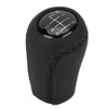 6 Speed Shifter Knob - Leather Gear Stick Handle for