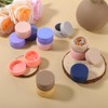 12 Pcs Small Silicone Cream Jars with Lids Travel Containers