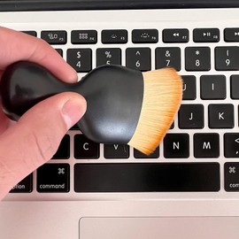 Dust Removal Brush Daily Duster, Flexible Bristles, All Purpose, Keyboard,Hotel and Household, Soft with Steel Handle Furniture Office Car Brush, Bed, Sofa,Window, Bathroom, Seat, Curtain, Carpet