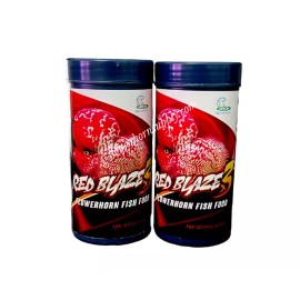 CZ AQUA PRODUCTS FLOWERHORN FISH FOODS - 2 CZ AQUA RED BLAZE 200G (2x100G) - FREE SHIPPING