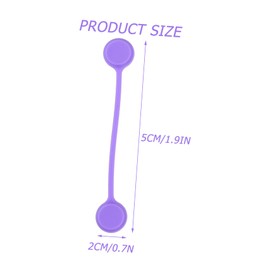 jojofuny 9pcs Magnetic Cable Winders Multi-color Rubber Cable Organizers for Headphone Data Cords Compact and Lightweight for Home Office and Travel