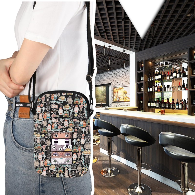 Anime Inspired Crossbody Bag Anime Lover Gift Sp Away Fans