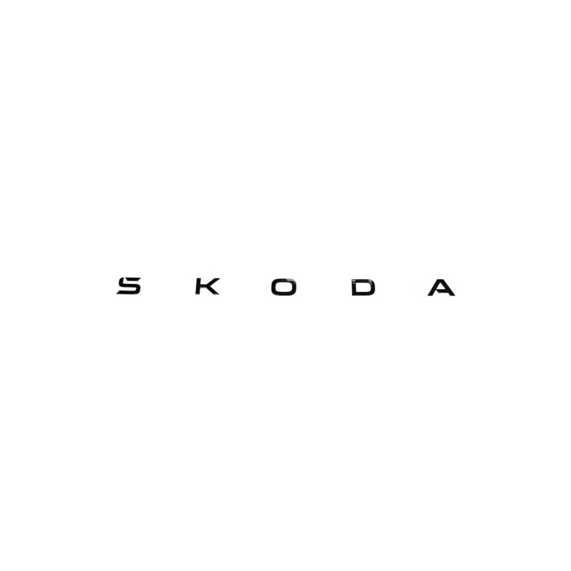 Skoda 658853687G041 Lettering Tailgate Emblem Letters Sticker Logo, Black