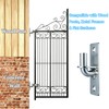 Wall Mount Gate Hinges 2 Pack, 5/8 in Pin Heavy