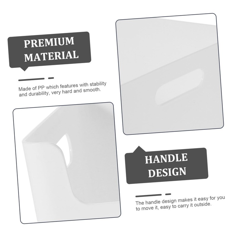 KOMBIUDA 2pcs Plastic Storage Baskets Lid Small Baskets for Kitchen