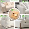 GEHE Sofa Arm Tray Bamboo Sofa Tray Table for Couch,