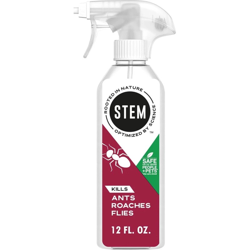 STEM Kills Ants, Roaches and Flies, Plant-Based Active Ingredient Insect