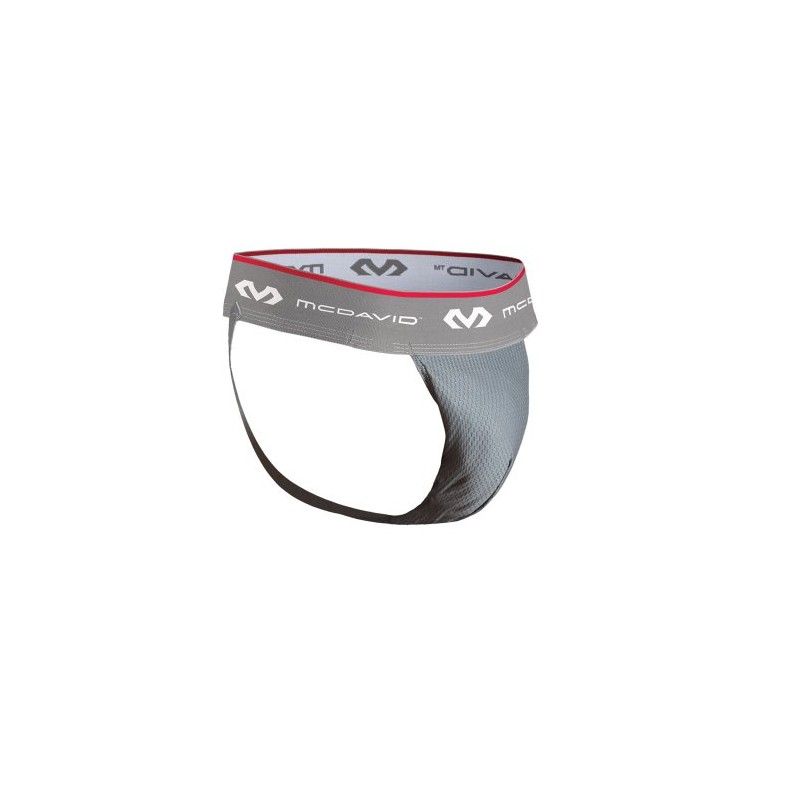 Mcdavid 3300CFR Performance HexMesh Supporter with FlexCup Ultralite Grey -