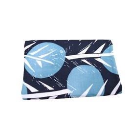 Blue Botanical Pocket Size Travel Fabric Tissue Holder