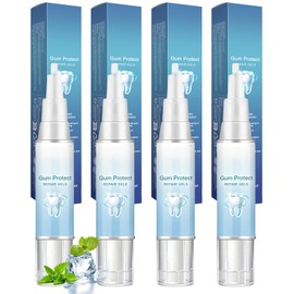 SarMee 4pcs Mullein Gum Repair Gel, Teeth Whitening Pen for Receding Gums