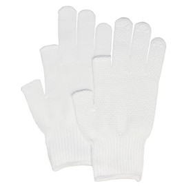 Otafuku Glove Body Toughness Otafuku Gloves, Anti-Slip Gloves, Thin, 2 Fingers, 10 Gauge 100% Cotton, Anti-Slip: PVC] #475 L