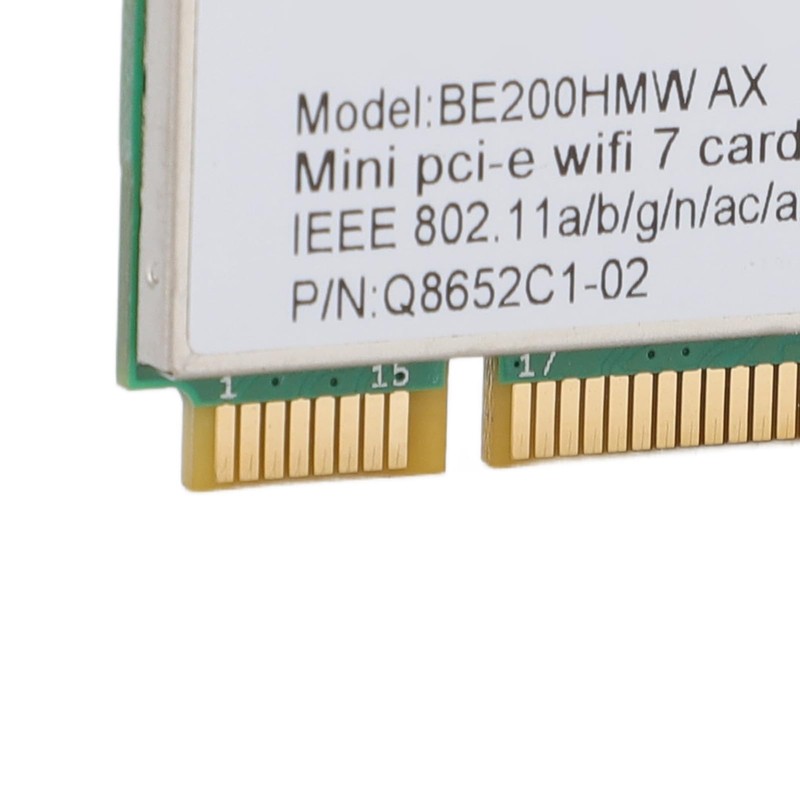 WiFi 7 Tri Band Half Mini PCIE Wireless Network Card