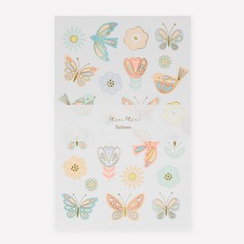 Meri Meri Birds & Butterflies Tattoo Sheets (Pack of 2)