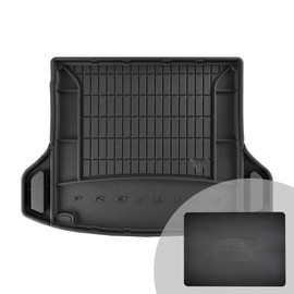 FROGUM ProLine 3D Rubber Mat, Exclusive Car Boot Mat, Boot Liner for Hyundai Ioniq 2016-2022, Comfortable Organiser, Highest Edges