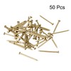 sourcing map Small Tiny Brass Nails 1.2x20mm for DIY Decorative