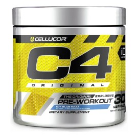 Suplemento Cellucor C4 Original en polvo sabor icy blue razz x 180g