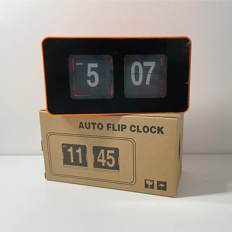 BHning 12Hours Large Display Wall & Desk Clock - Easy