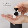 Segbeauty Soap Dispenser, Black, 500 ml, Set of 4 Plastic