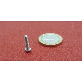 Unbranded/Generic Round Head Slotted Machine Screw 18-8 Stainless Steel, 4-40 x 1/2" L 100 Pcs