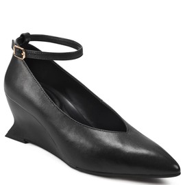 Aerosoles Women's ISOLDA Pump, Black Leather, 9.5