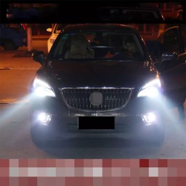 CHUSYYRAY White For Jeep Compass 2016-2020 6Pcs LED Headlight Kit Hi/Low Beam +Fog Bulbs