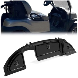 Kojem Dash Cover Compatible with 2008.5-Up Club Car Precedent Tempo Onward Golf Cart Black Three Door Dashboard Cover Dash Cap