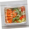 KICHOUSE 4pcs Lunch Box Snack Box Covers Food Storage Bin