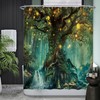 Ulticool Shower Curtain - Fairy Tale Elf Tree Magic Forest