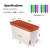 VIVOSUN Self-Watering Planters, 6-Pack 10.5 Inch Compact Rectangular Window Herb