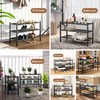 FILWH Bamboo Shoe Rack Stackable Shoe Shelf Storage Organizer for
