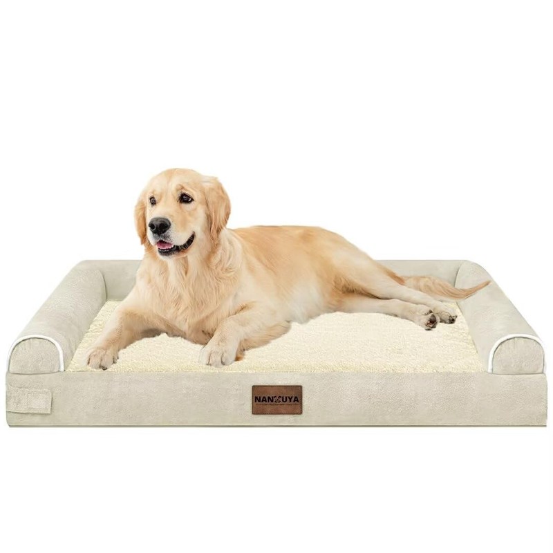 Large Dog Bed Orthopedic Washable: Beds Bolster XL Bed Medium