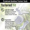 The Essentials Wardrobe 6PK Ladies Bamboo Trainer Socks - UK