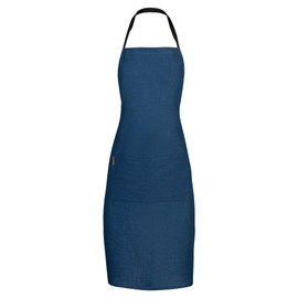 menique Linen Apron, Kitchen Apron, Adjustable Cooking Apron for Men and Women, Work Apron, Waiter's Apron, Artist Apron, Serving Apron, Bib Apron, Storm Blue