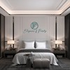 Fybres Pillow Cases Pack of 4 White -90gsm Microfiber Emboss