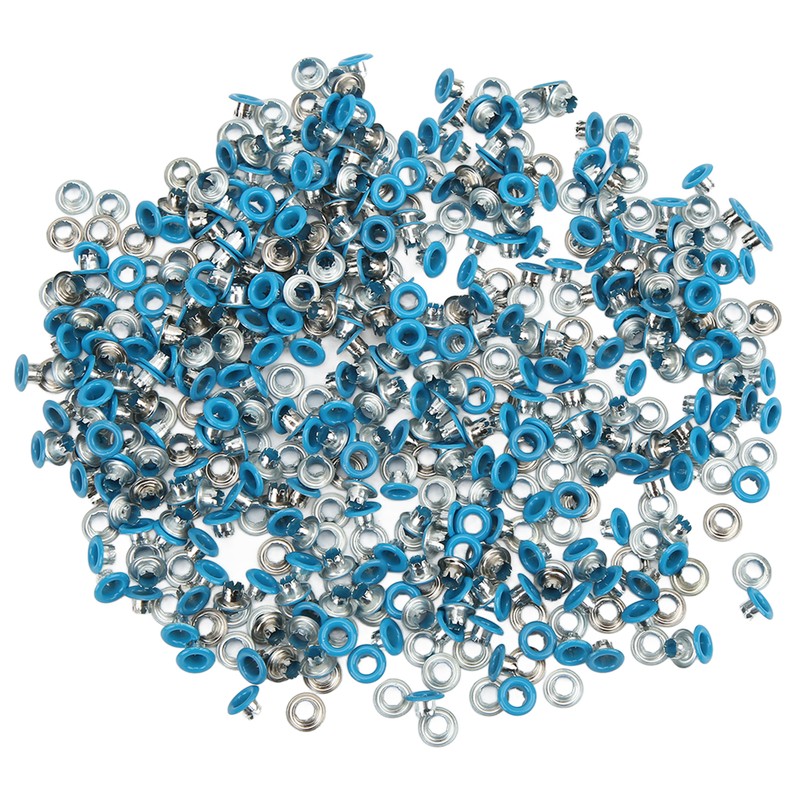 500Pcs Eyelet Grommet Round Edge Color Fine Workmanship Good Toughness