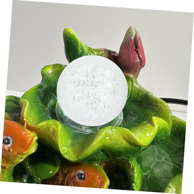 Levemolo Crystal Glass 2pcs Decorative for Fountains Fish Tanks and