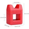Red Lightweight Magnetizer Demagnetizer for Screwdriver Bits Tips Screw Driver